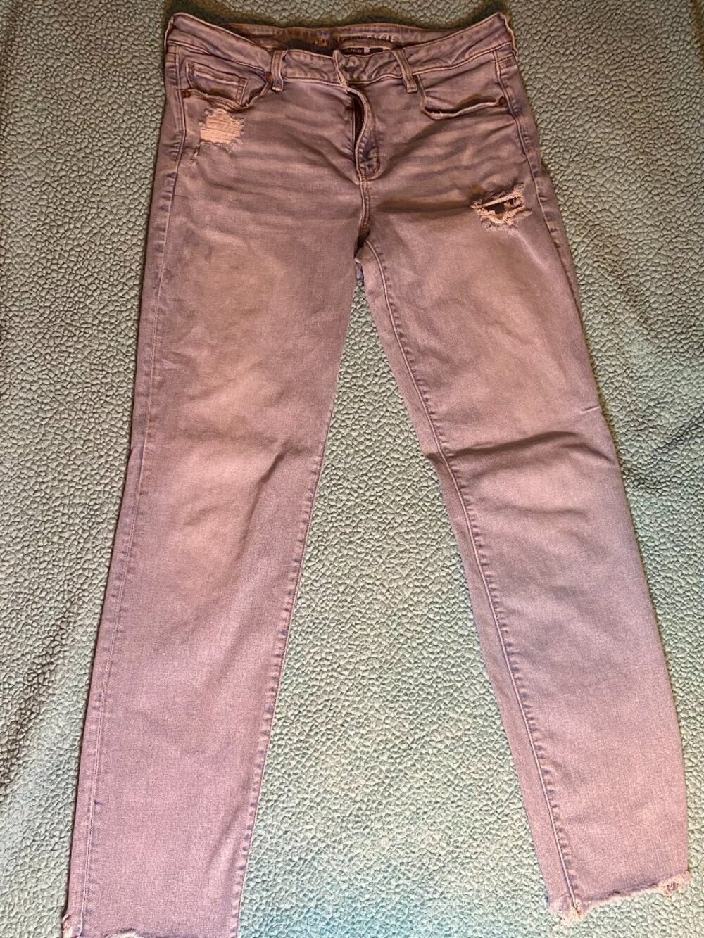 American Eagle 16L Skinny Jeans Light Blue
